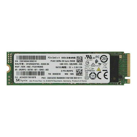 SK Hynix 256GB M. 2 SSD NVMe PCIe Model HFS256GD9MND-5510A BA - OEM