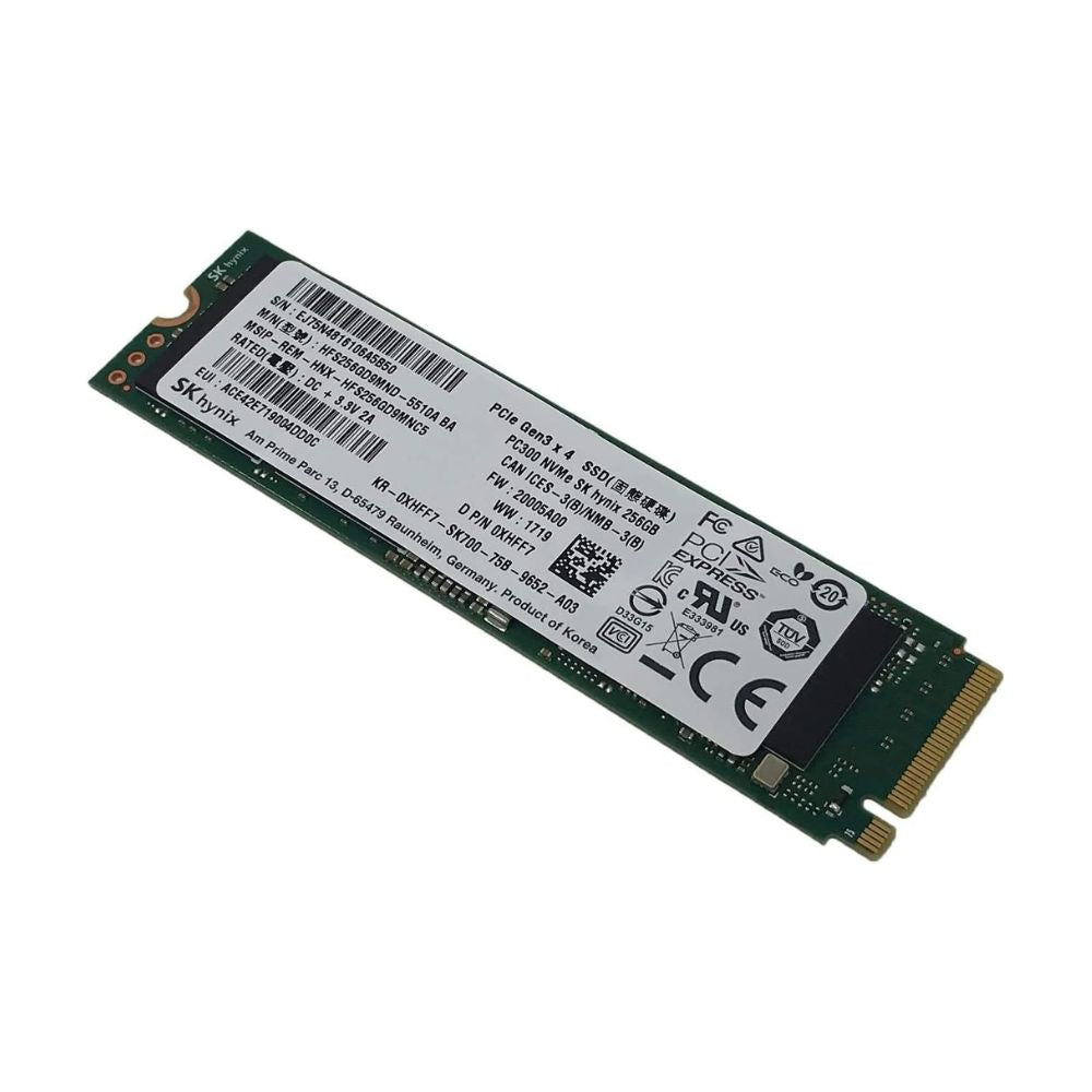 SK Hynix 256GB M. 2 SSD NVMe PCIe Model HFS256GD9MND-5510A BA - OEM